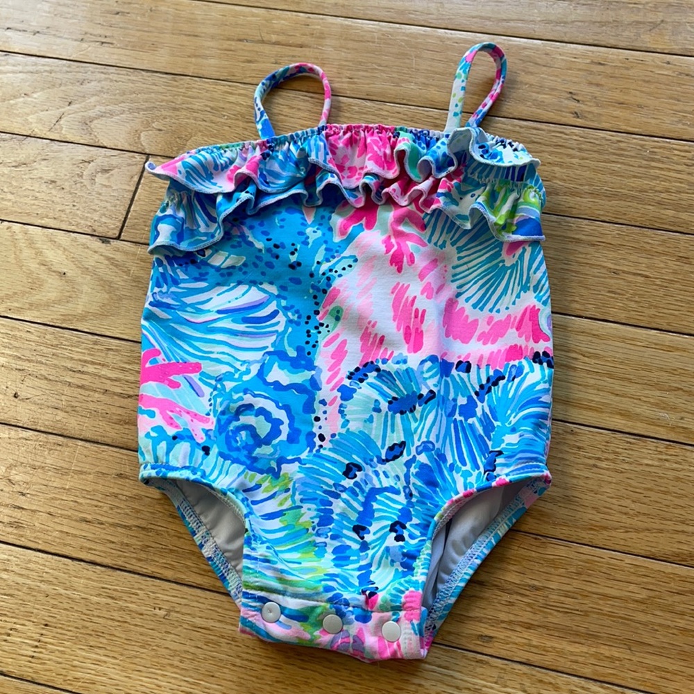 Lilly Pulitzer one piece infant bathing suit